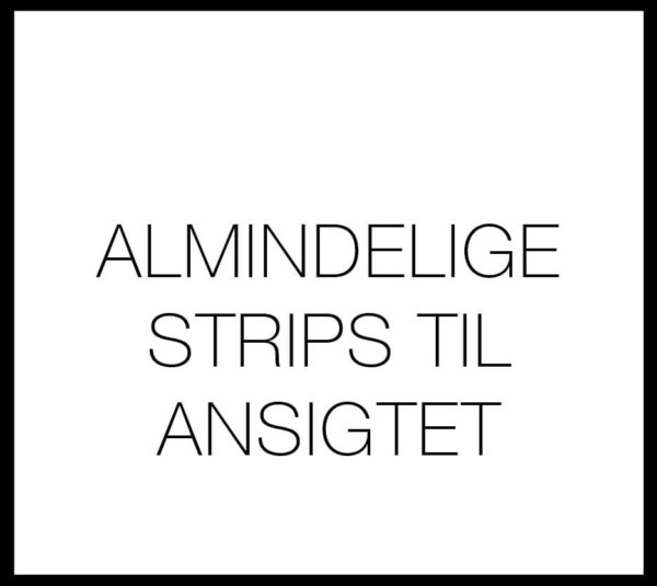 Strips alm., 100 stk