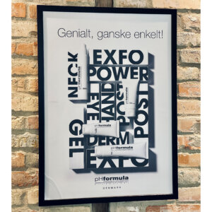 Genialt, ganske enkelt poster 50x70