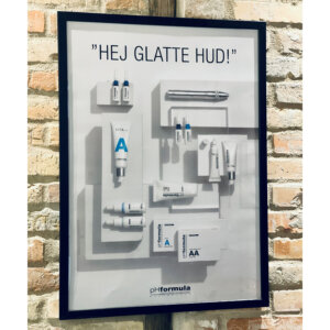 Hej glatte hud poster 50x70