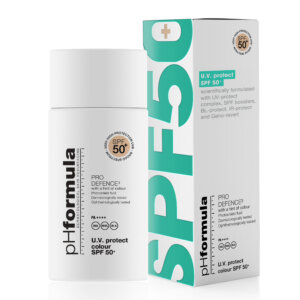 U.V. protect colour SPF50+  PRO DEFENCE3 (med strejf af farve) 50 ml.
