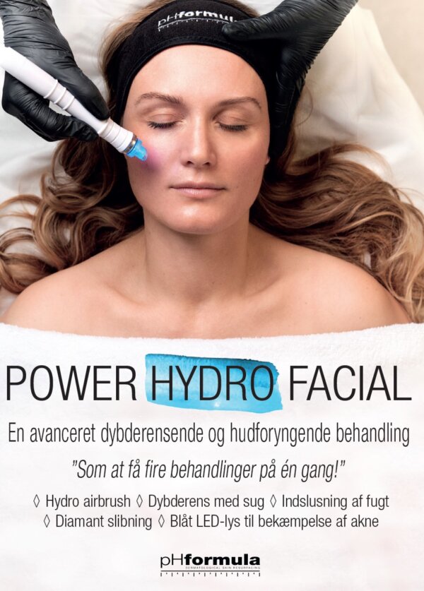 POWER hydro facial poster 50x70