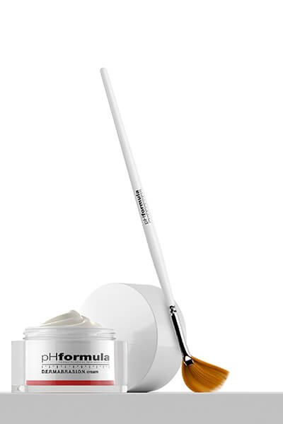 dermabrasion with brush